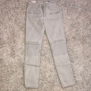 Faux leather ZARA jeans